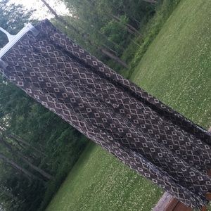 Maxi skirt diamond pattern